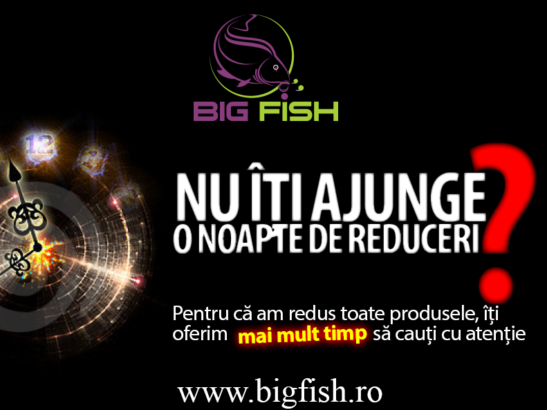Big Fish incepe o noua campanie de reduceri care depaseste perioada unui weekend.